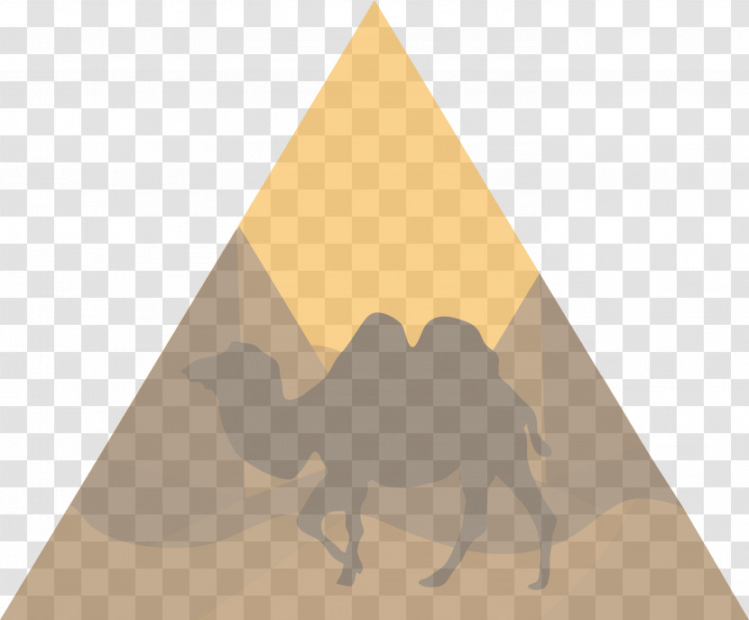 Dromedary Desert Triangle Pattern Camels Transparent PNG