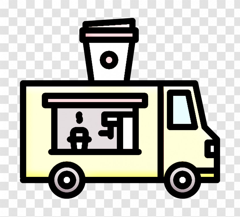 Food Truck Icon Coffee Icon Transparent PNG