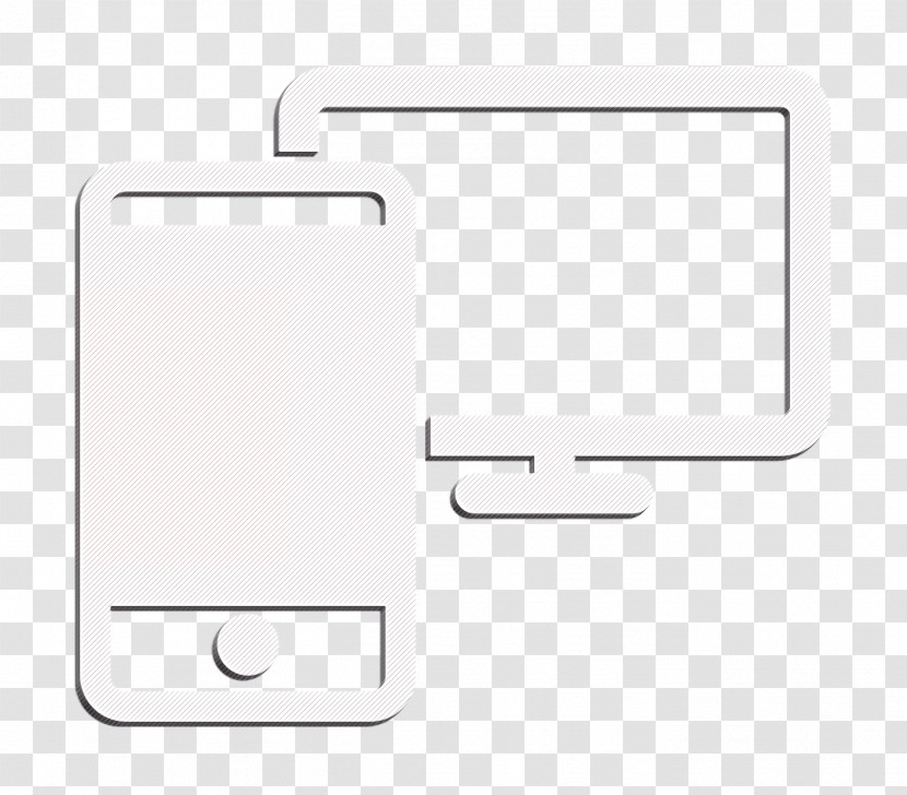 IOS7 Premium Fill Icon Tablet Icon Mobile Phone And Computer Screen Icon Transparent PNG