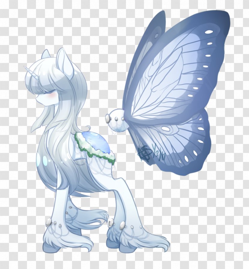 Drawing Art Butterfly Insect - Legendary Creature - Water Unicorn Transparent PNG