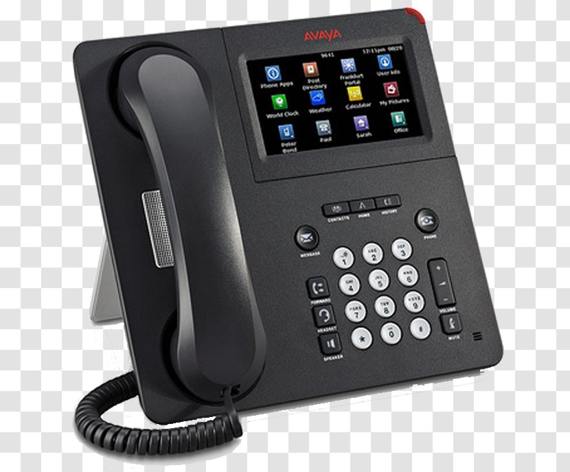 Avaya 9641G VoIP Phone 9621G IP 1140E - Business Telephone System - Multimedia Transparent PNG