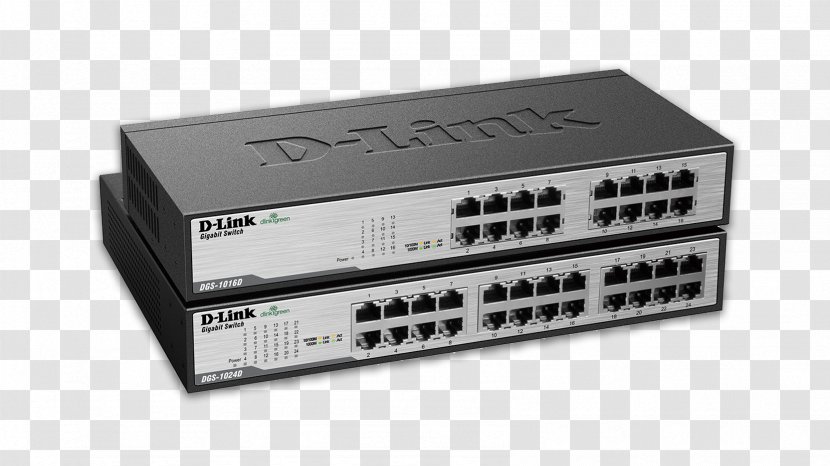 Network Switch Gigabit Ethernet D-Link Hub - Technology - Link Transparent PNG