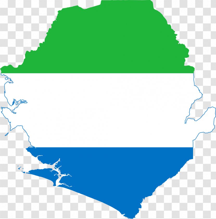 Flag Of Sierra Leone Map - Geography - Leon Transparent PNG