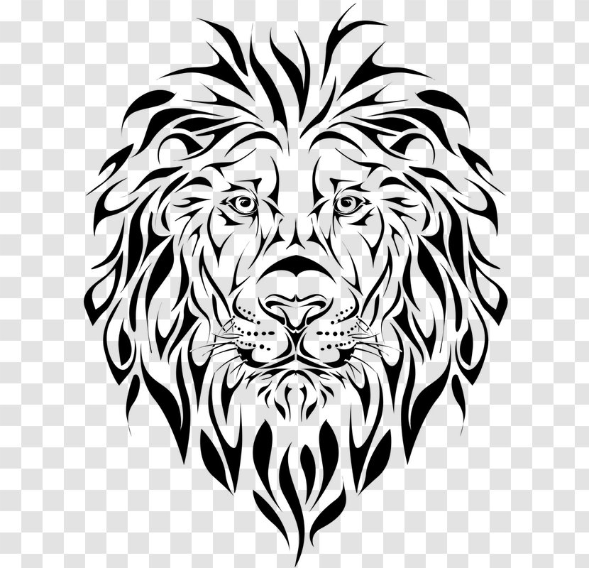 Lion Tiger Totem Cougar - Symmetry Transparent PNG