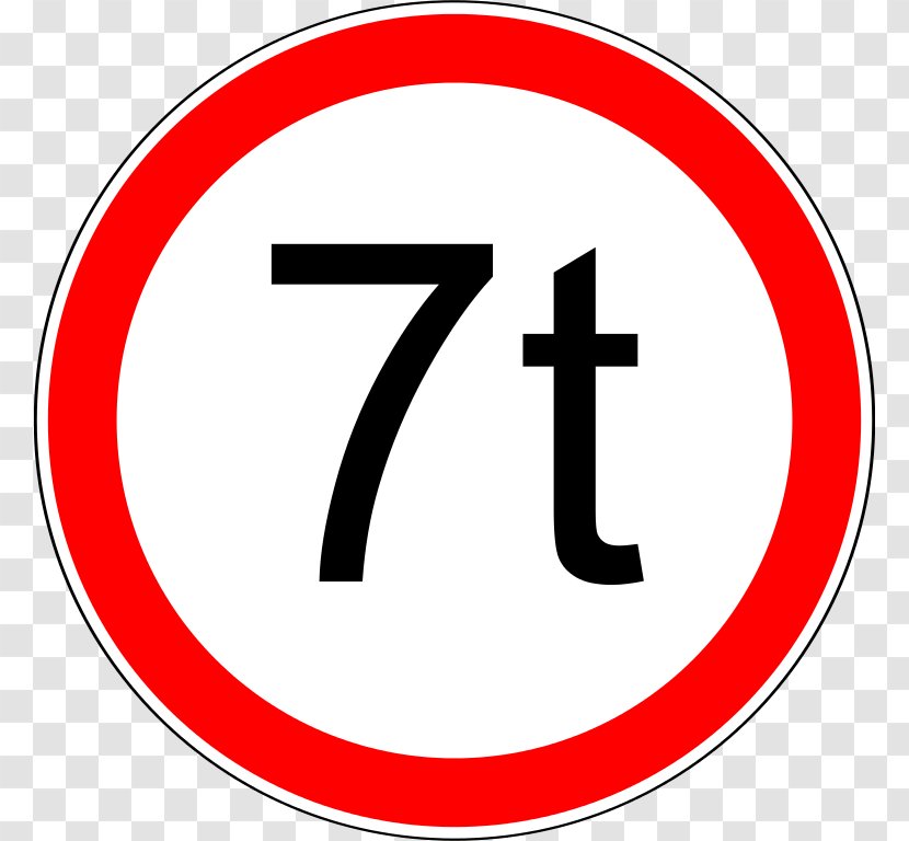 Traffic Sign Road No Symbol - Text Transparent PNG