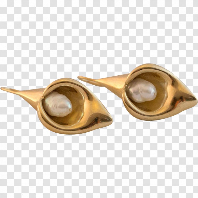 Earring Cultured Freshwater Pearls Jewellery Gold - Fashion Accessory - Callalily Transparent PNG