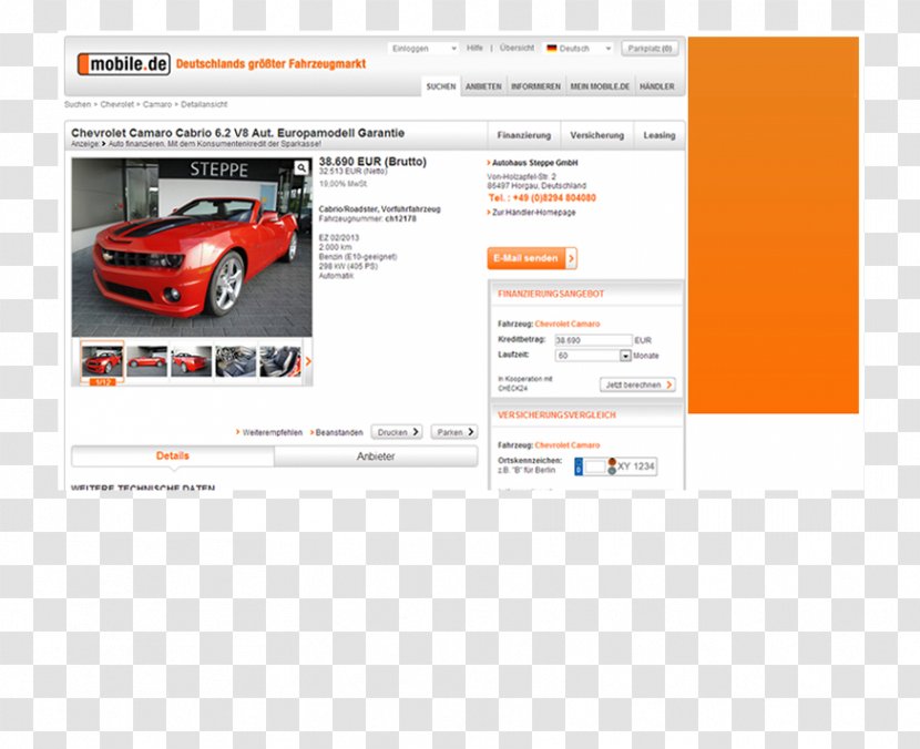 Car Automotive Design Motor Vehicle - Details Page Banner Transparent PNG