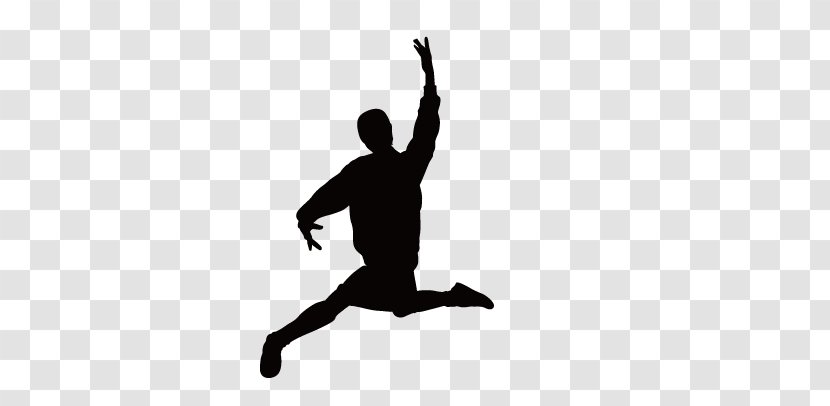 Silhouette Download - Running - Man Transparent PNG