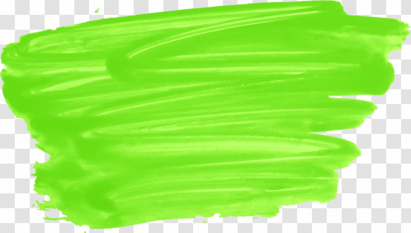 Green Watercolor Painting Graffiti Blue - Leaf - Background Transparent PNG