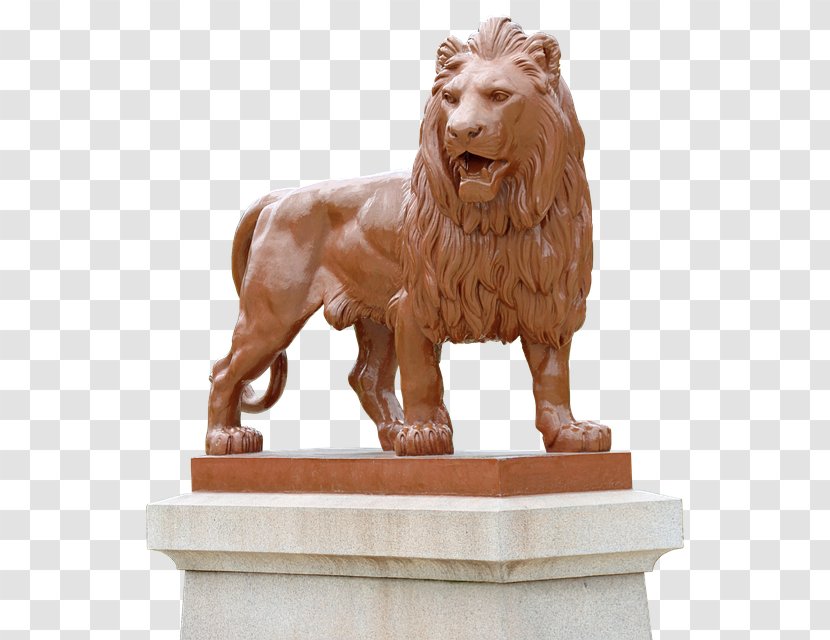 Lion Statue Sculpture Download - Motif Transparent PNG
