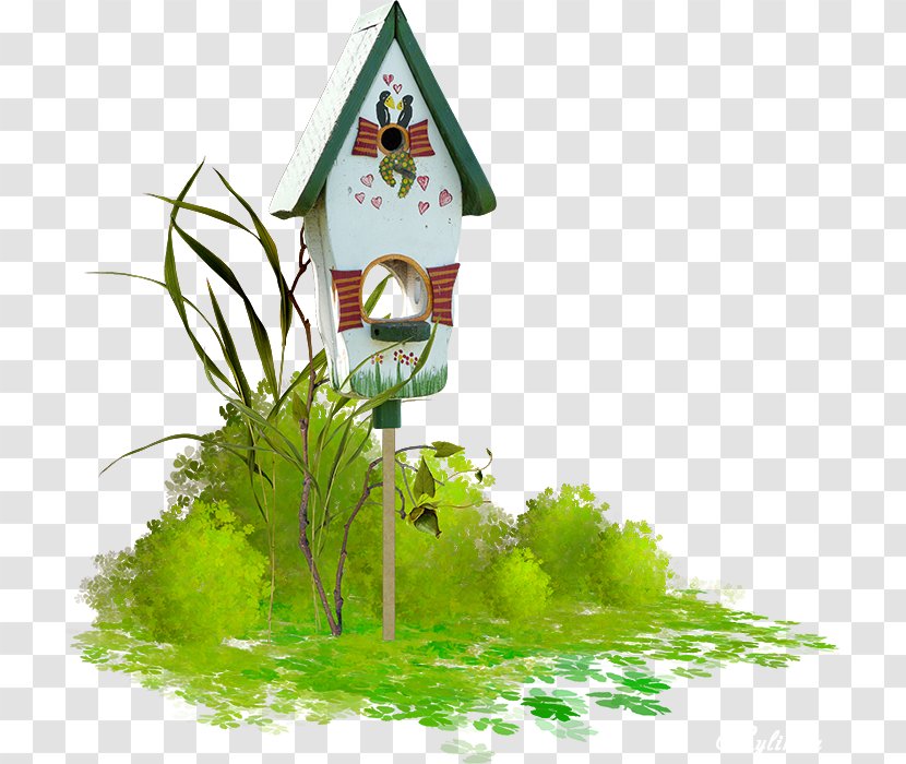 Bird Houses Nest Clip Art - Green Transparent PNG