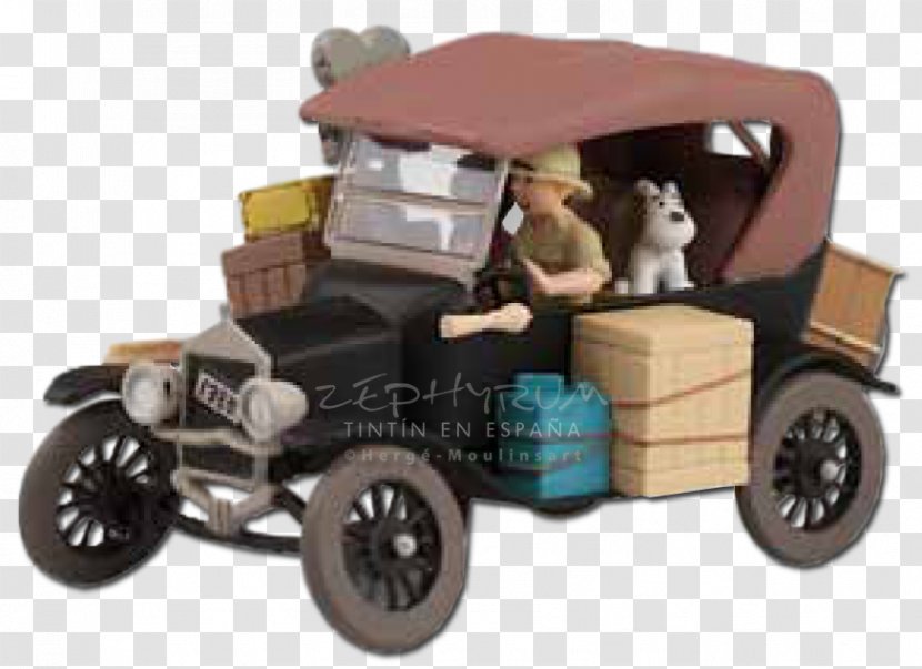 Tintin In The Congo Ford Model T Cigars Of Pharaoh America - Vehicle Transparent PNG