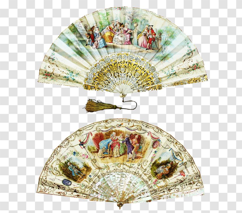 Adobe Illustrator - Decorative Fan - Classical Aesthetic Transparent PNG