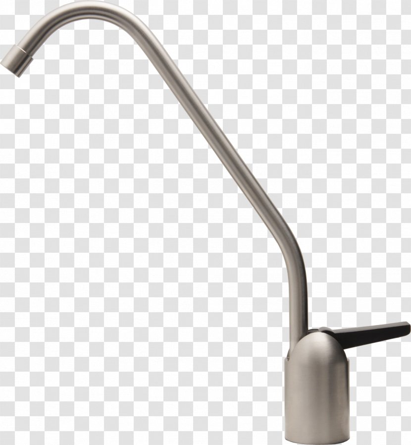 Water Filter Tap Drinking Stainless Steel Brushed Metal Transparent PNG
