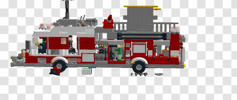 Fire Engine LEGO Emergency Vehicle Motor Department - Car Transparent PNG