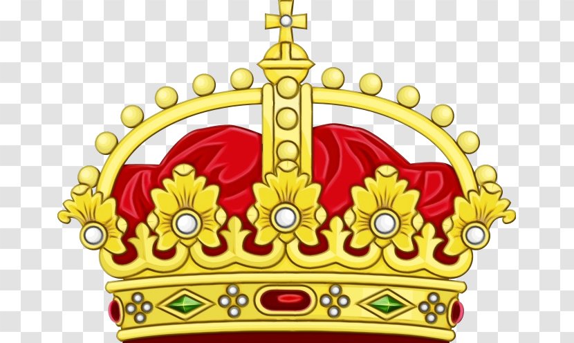 King Crown - Watercolor - Tiara Symbol Transparent PNG