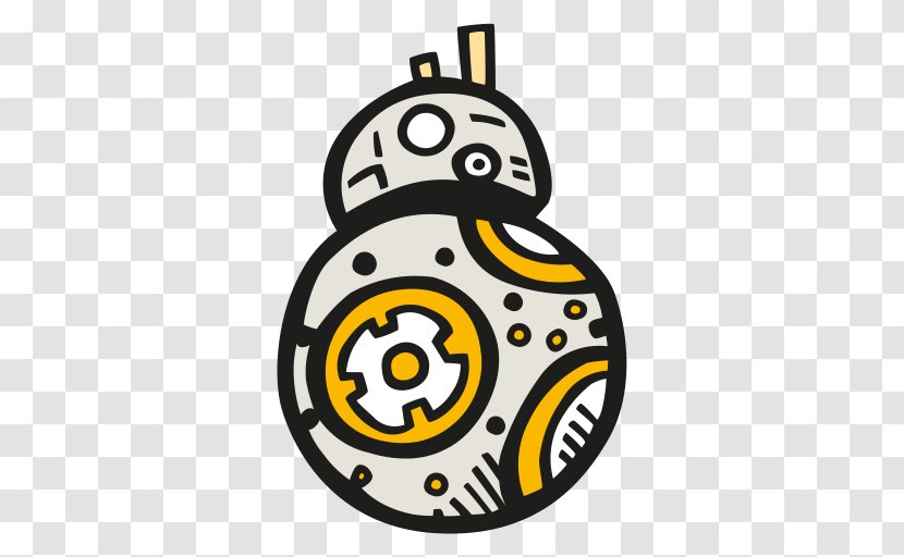 Clip Art BB-8 Smiley - Yellow - Free Posters Transparent PNG