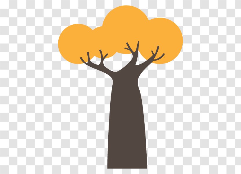 Clip Art Finger Tree Orange S.A. Text Messaging - Happiness Transparent PNG