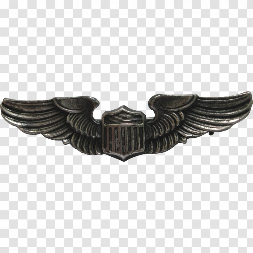 Silver Metal Angle Buckle Minute - Wings Transparent PNG