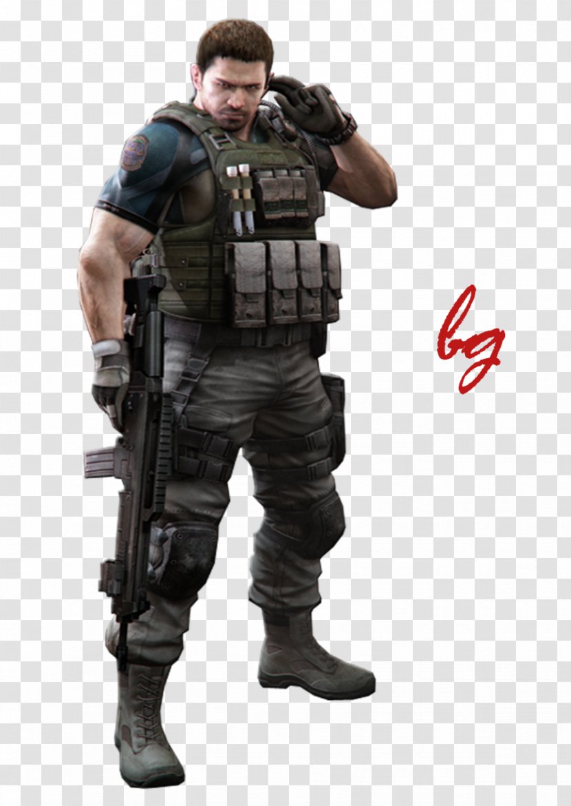 Chris Redfield Resident Evil 6 5 7: Not A Hero - Non Commissioned Officer - Analyst Transparent PNG