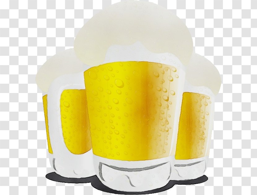 Yellow Egg Cup Drinkware Serveware Pint Glass - Tableware Transparent PNG
