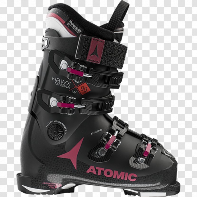 Ski Boots Atomic Skis Skiing Sport - Magenta Transparent PNG