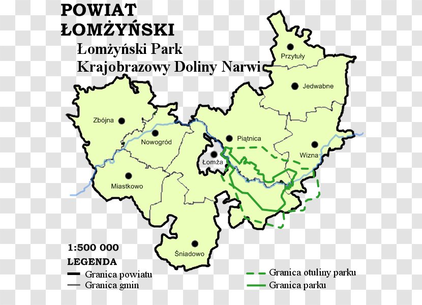 Łomża Landscape Park Narew Niewodowo Suwałki County - Iucn Protected Area Categories - Plan Transparent PNG