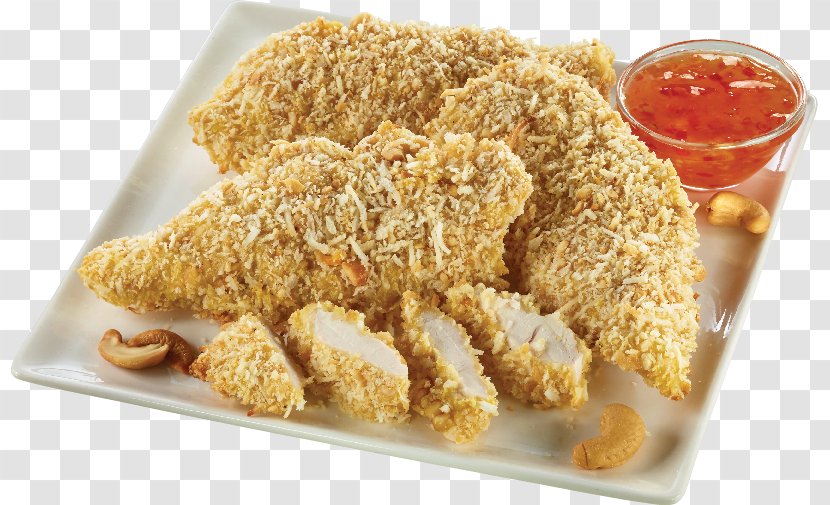 Crispy Fried Chicken Nugget Fingers - Food - Cashew Shrimp Transparent PNG