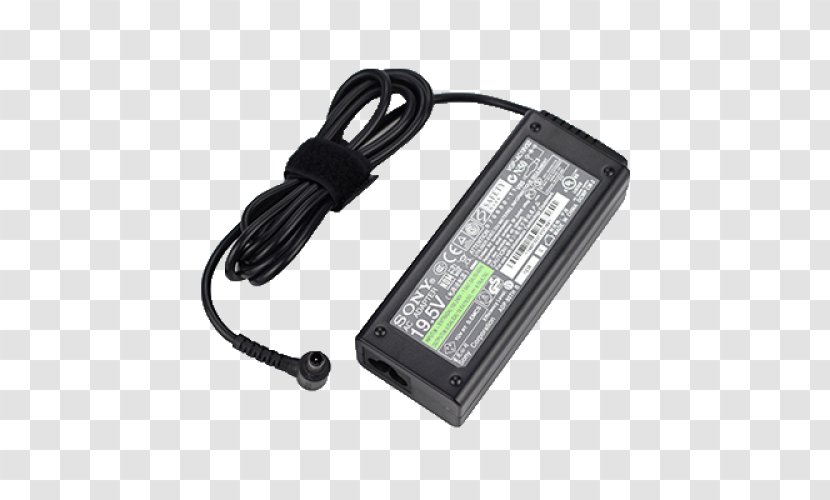 AC Adapter Laptop Computer Hardware Alternating Current - Electronics Accessory - Sony Vaio Power Cord Transparent PNG