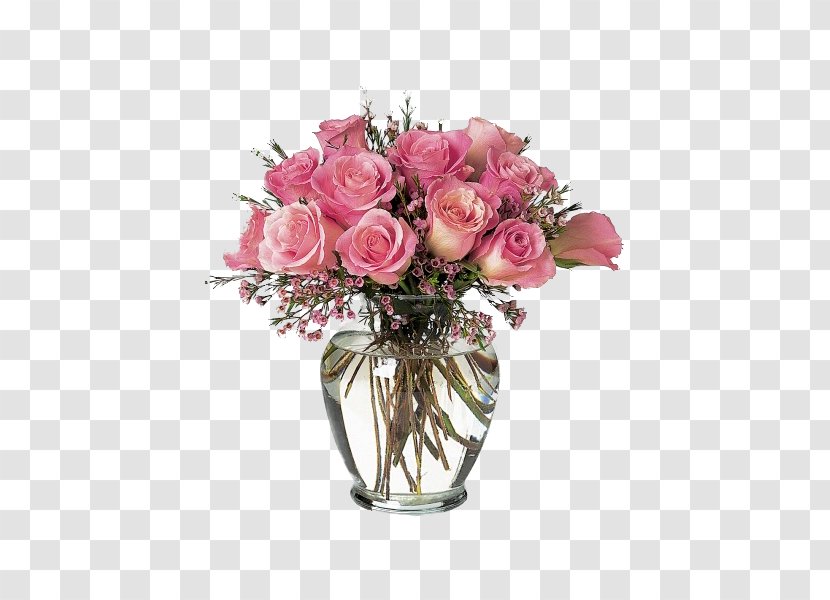 Flower Bouquet Rose Teleflora Floristry - Plant - Vase Of Roses Transparent PNG