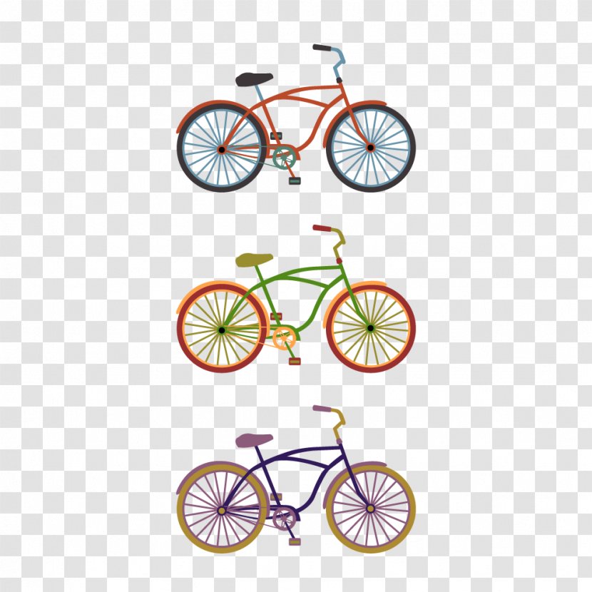 Racing Bicycle Fuji Bikes - Sports Equipment - Vector Bike Transparent PNG