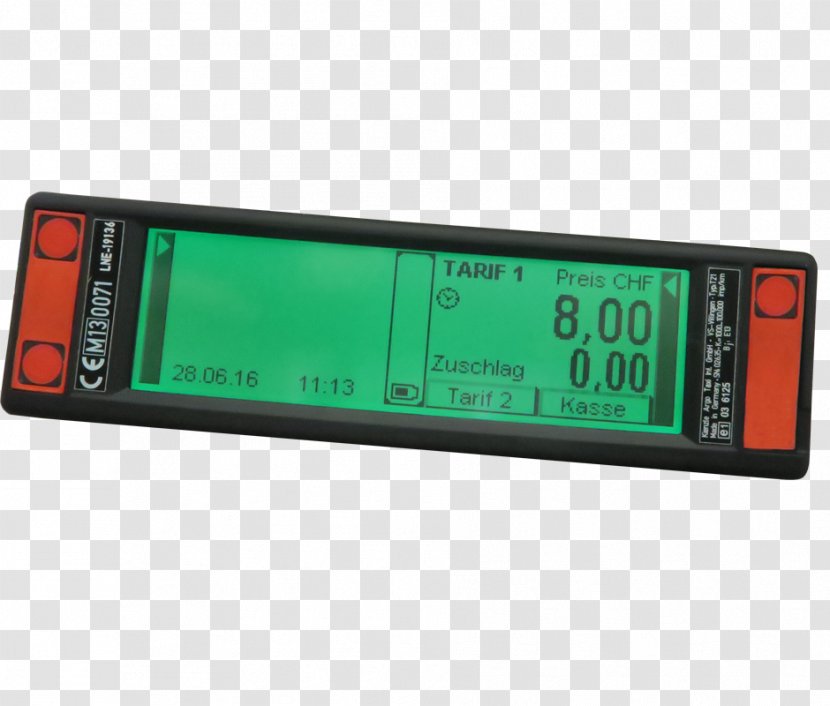 Taximeter Measuring Scales Printer Display Device - Electronics - Taxi Meter Transparent PNG