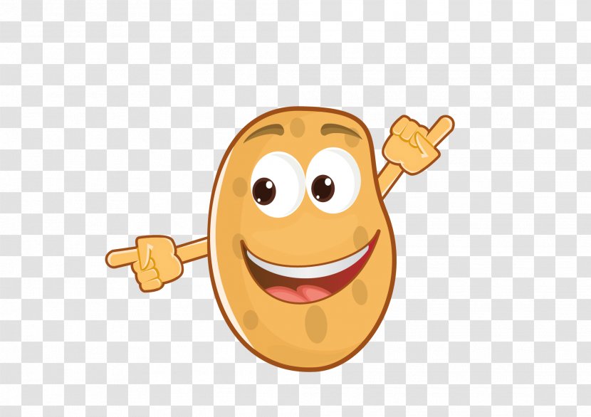 Baked Potato Batata Vada Dum Aloo Chaat - Cartoon Character Transparent PNG