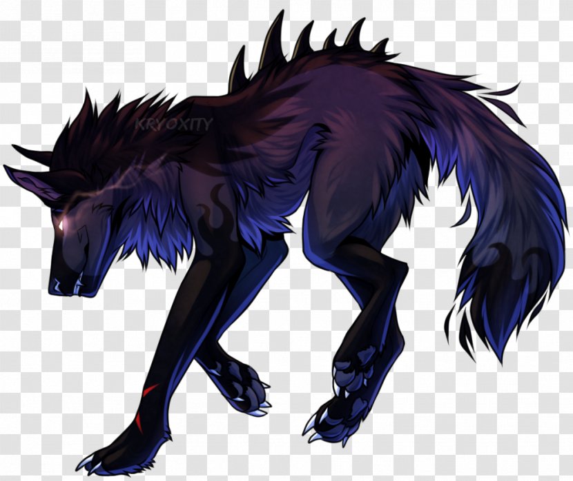 Mustang Werewolf Dog Canidae - Cartoon Transparent PNG