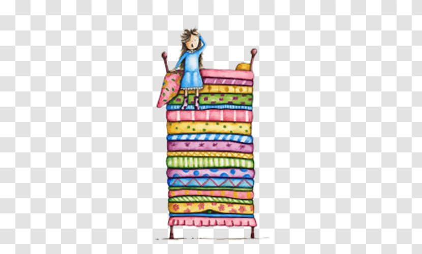 The Princess And Pea Illustration - Clothing Transparent PNG