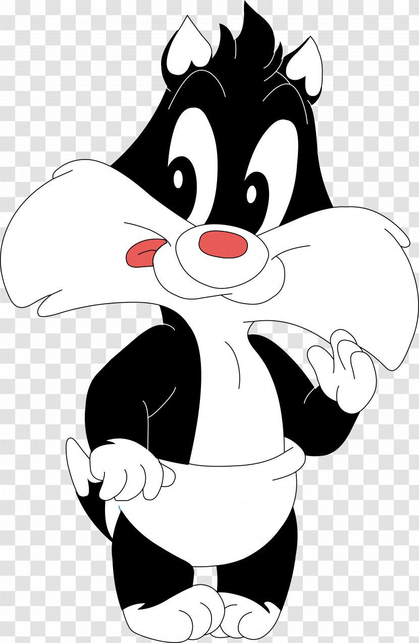 Sylvester Tweety Bugs Bunny Tasmanian Devil Daffy Duck - Cartoon Transparent PNG