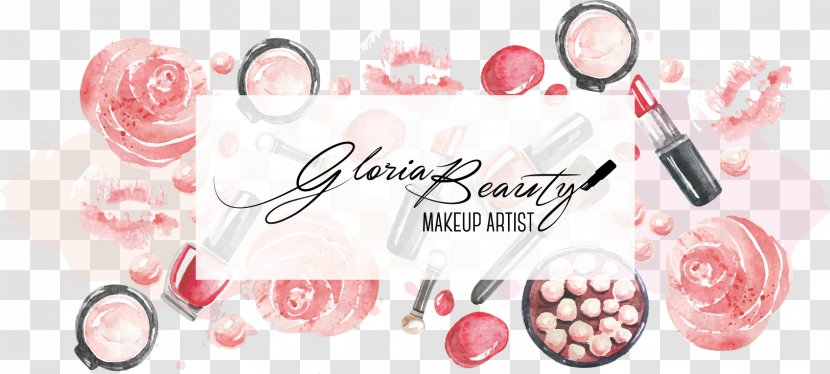 Cosmetics Make-up Lipstick Beauty - Pink - Makeup Transparent PNG