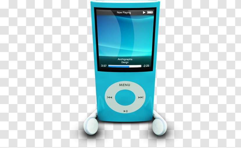 Ipod Multimedia Electric Blue - Imac - IPodPhonesBlue Transparent PNG