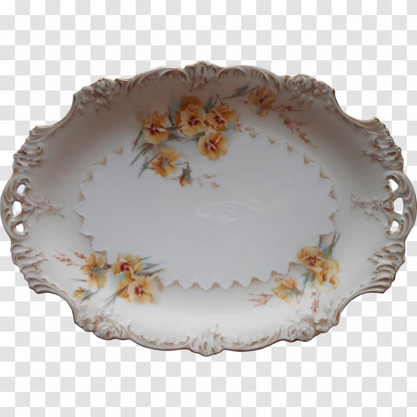 Plate Platter Porcelain Tableware - Ceramic Transparent PNG