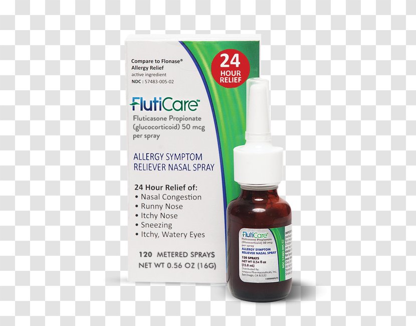 Fluticasone Propionate Nasal Spray Cetirizine Pharmaceutical Drug - Solution - Allergy Transparent PNG