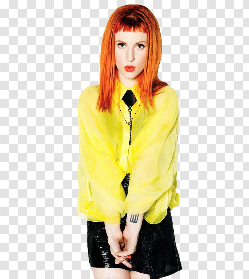 Hayley Williams Paramore Nylon Musician - Cartoon Transparent PNG