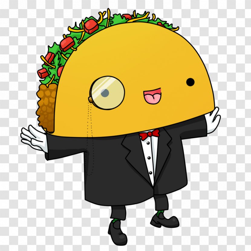 Taco Mexican Cuisine Cartoon Clip Art - Headgear - TACOS Transparent PNG