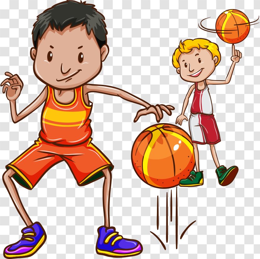 Basketball Drawing Dribbling Illustration - Toddler - Teenager Transparent PNG