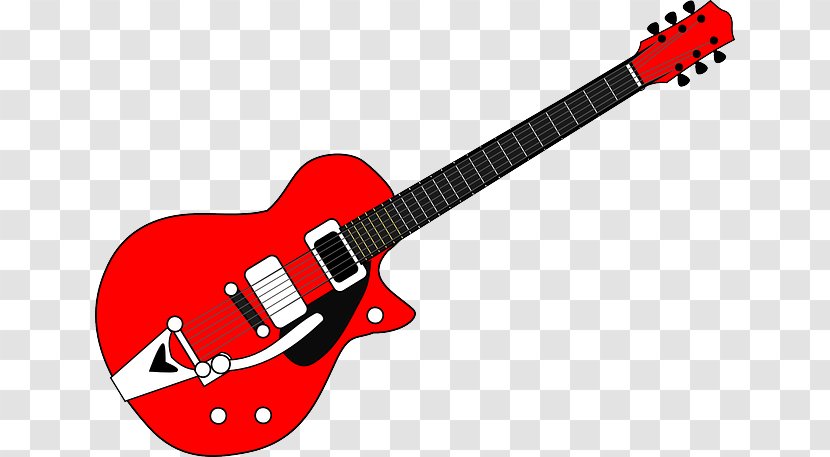 Electric Guitar Clip Art - Cartoon Transparent PNG