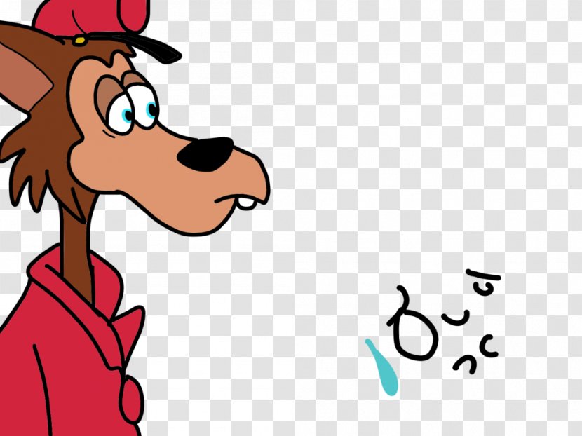 Big Bad Wolf Droopy Red Animated Cartoon - Tree - Little Sheep Transparent PNG