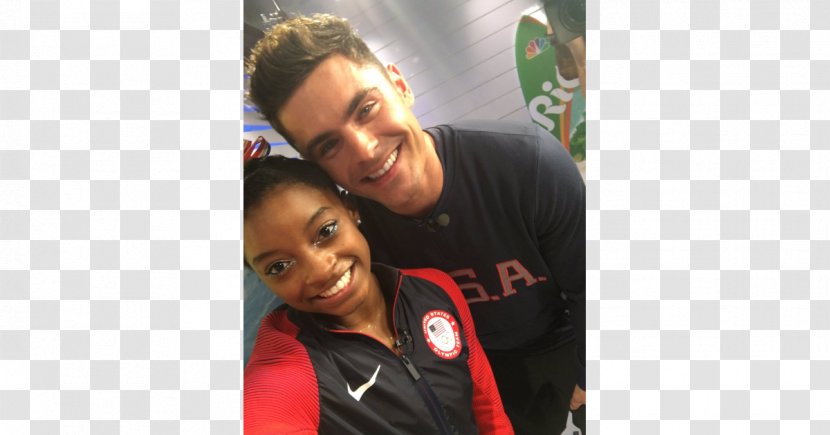 Simone Biles Zac Efron 2016 Summer Olympics Olympic Games Gymnast - T Shirt - Gymnastics Transparent PNG