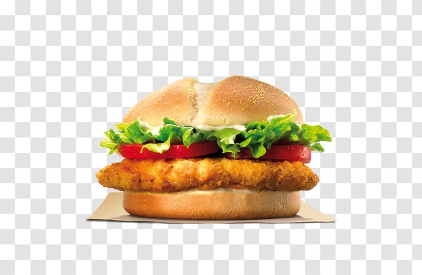TenderCrisp Chicken Sandwich Fingers Hamburger Burger King Specialty Sandwiches Transparent PNG