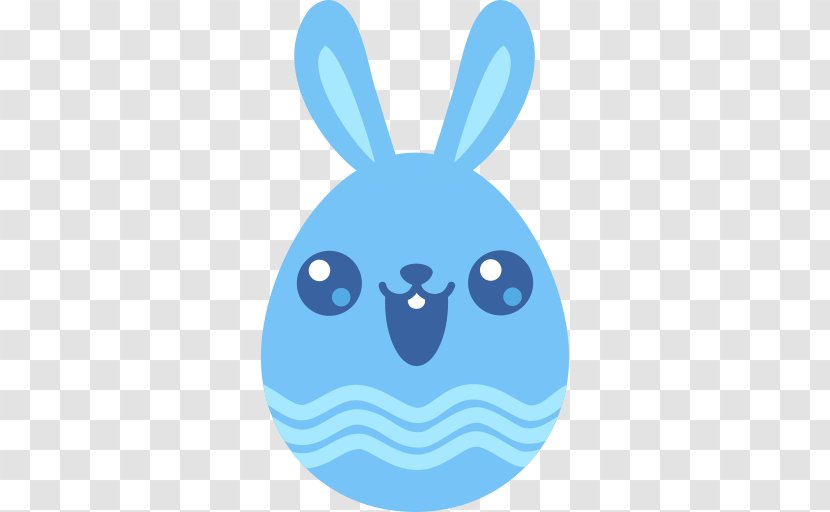 Easter Bunny Emoticon - Emoji Transparent PNG