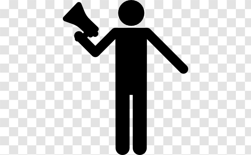 Symbol Clip Art - Man - Megaphone Transparent PNG