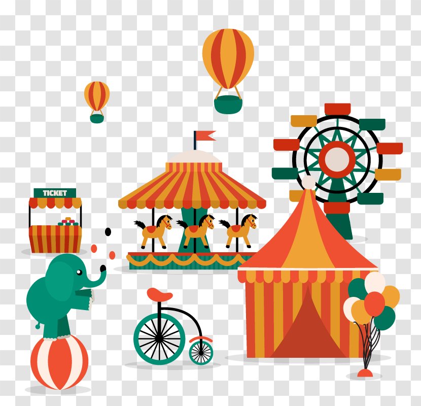 Circus Illustration - Scalable Vector Graphics Transparent PNG